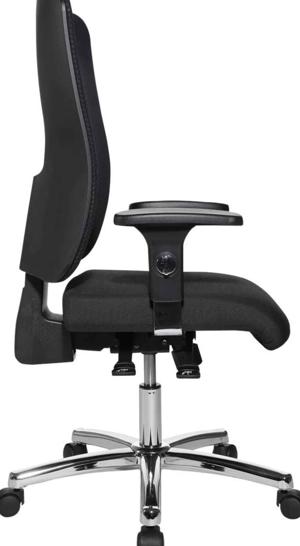 TOPSTAR OPEN X N Deluxe Bureaustoel Synchroonmechanisme Mesh In hoogte verstelbare armleuning In hoogte verstelbare zitting Zwart 110 kg