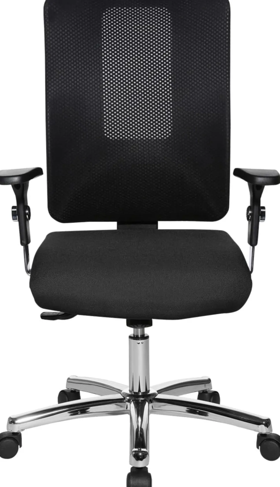 TOPSTAR OPEN X N Deluxe Bureaustoel Synchroonmechanisme Mesh In hoogte verstelbare armleuning In hoogte verstelbare zitting Zwart 110 kg