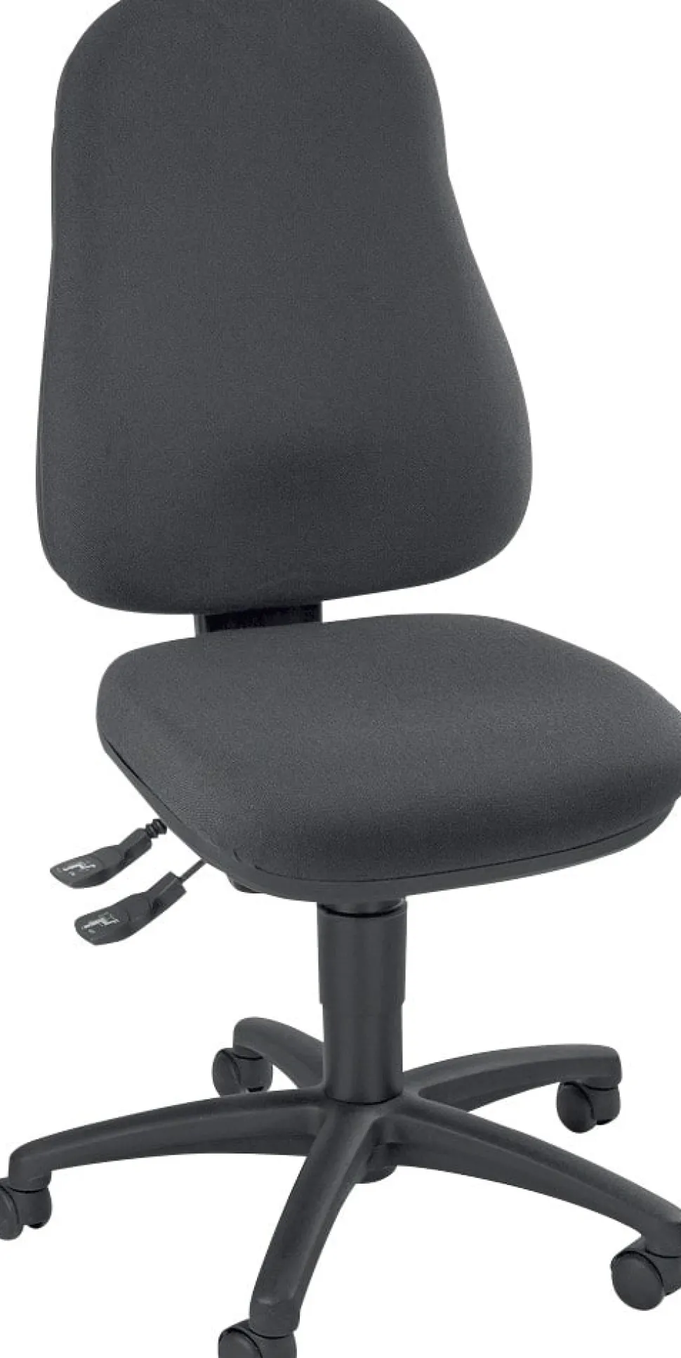 TOPSTAR Point 60 Bureaustoel Permanent Contact Stof Optionele armleuning Antraciet 110 kg