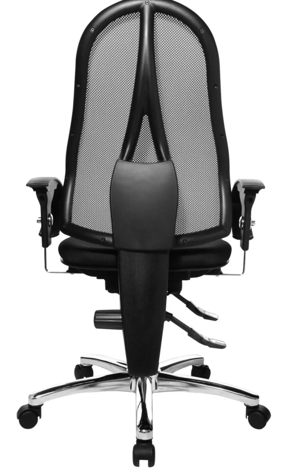 TOPSTAR Sitness 15 Ergonomische stoel Permanent Contact Mesh In hoogte verstelbare armleuning In hoogte verstelbare zitting Zwart 110 kg