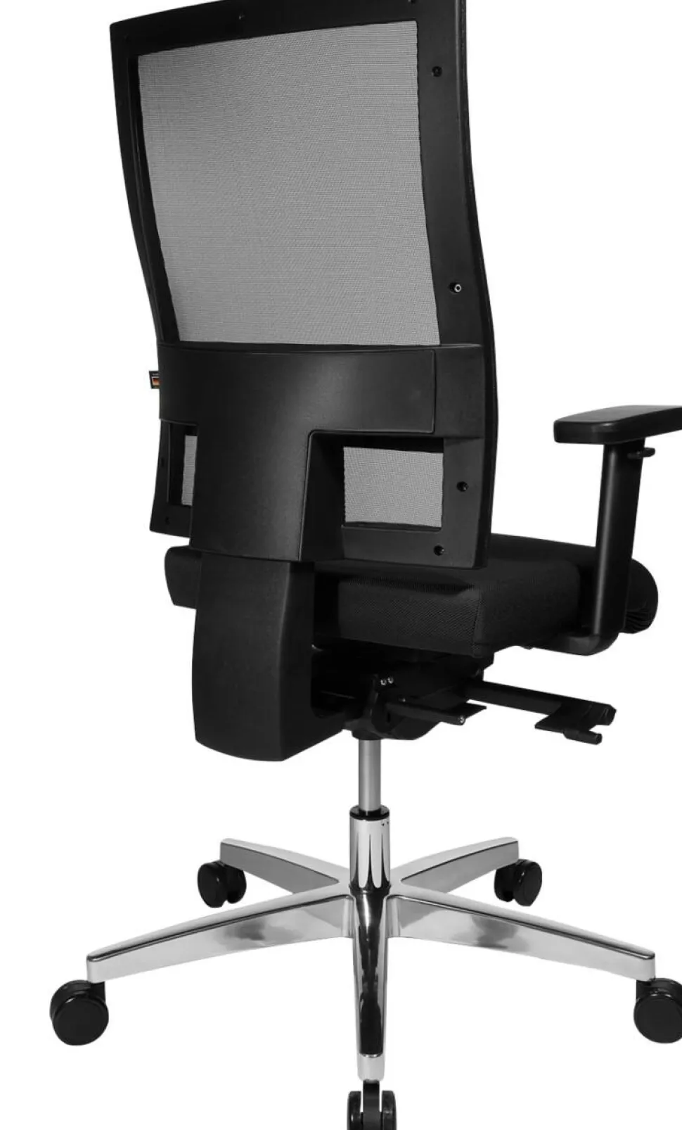 TOPSTAR Sitness 60 Ergonomische stoel Synchroonmechanisme Mesh, stof In hoogte verstelbare armleuning In hoogte verstelbare zitting Zwart 110 kg