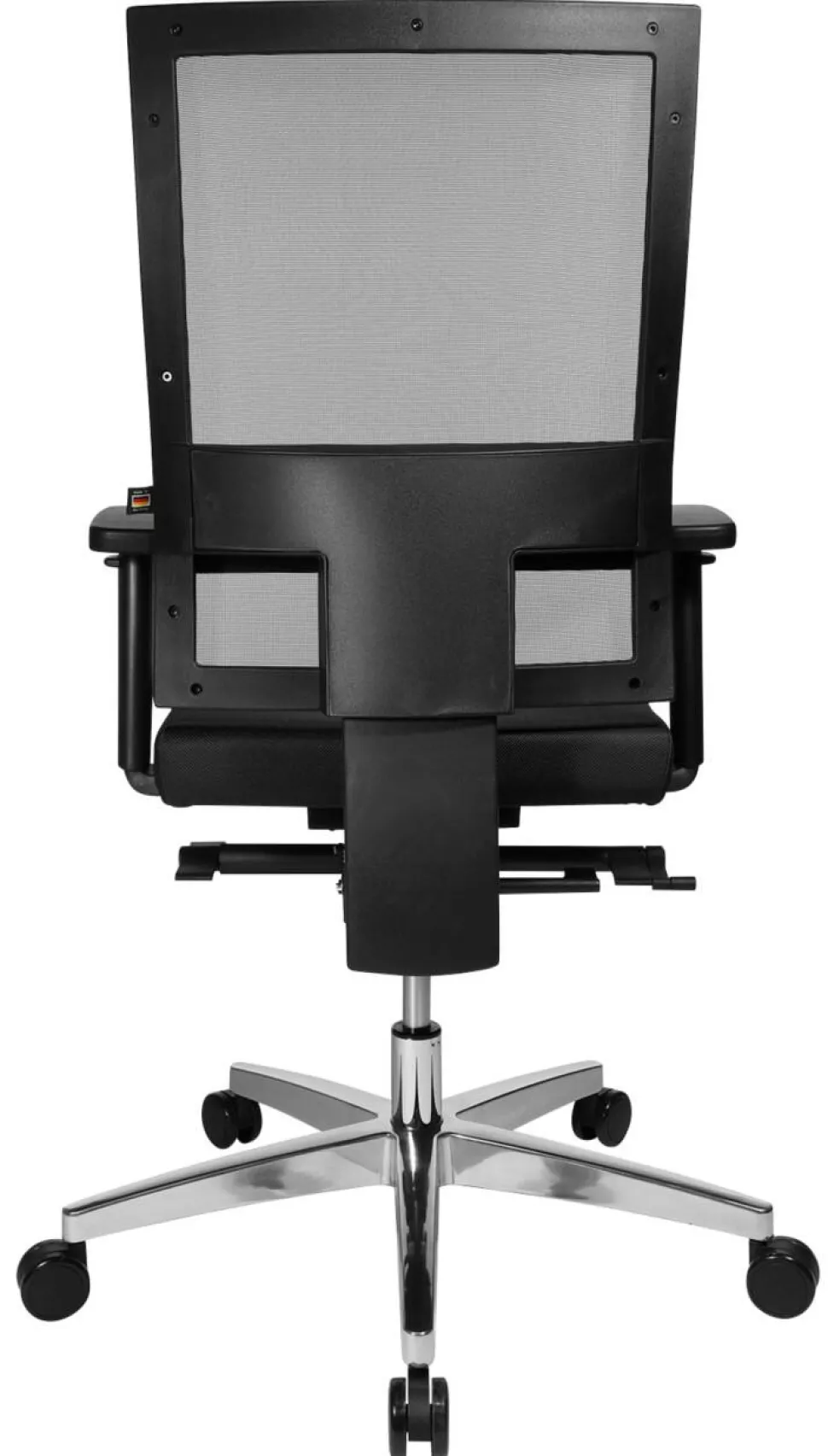 TOPSTAR Sitness 60 Ergonomische stoel Synchroonmechanisme Mesh, stof In hoogte verstelbare armleuning In hoogte verstelbare zitting Zwart 110 kg