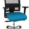 TOPSTAR Sitness 60 Ergonomische stoel Synchroonmechanisme Mesh, stof In hoogte verstelbare armleuning In hoogte verstelbare zitting Blauw 110 kg
