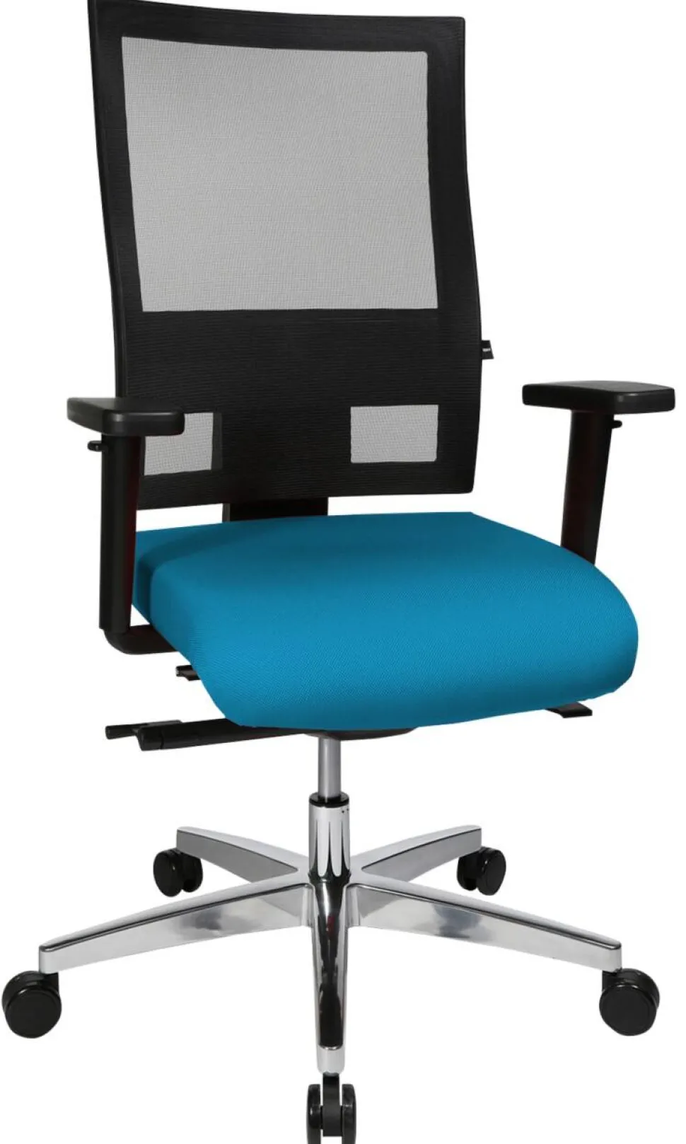 TOPSTAR Sitness 60 Ergonomische stoel Synchroonmechanisme Mesh, stof In hoogte verstelbare armleuning In hoogte verstelbare zitting Blauw 110 kg