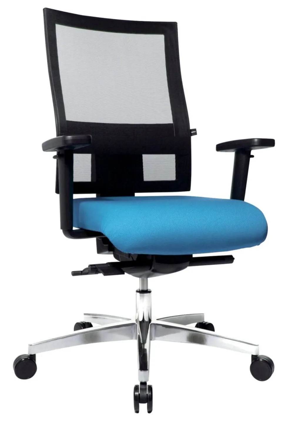 TOPSTAR Sitness 60 Ergonomische stoel Synchroonmechanisme Mesh, stof In hoogte verstelbare armleuning In hoogte verstelbare zitting Blauw 110 kg
