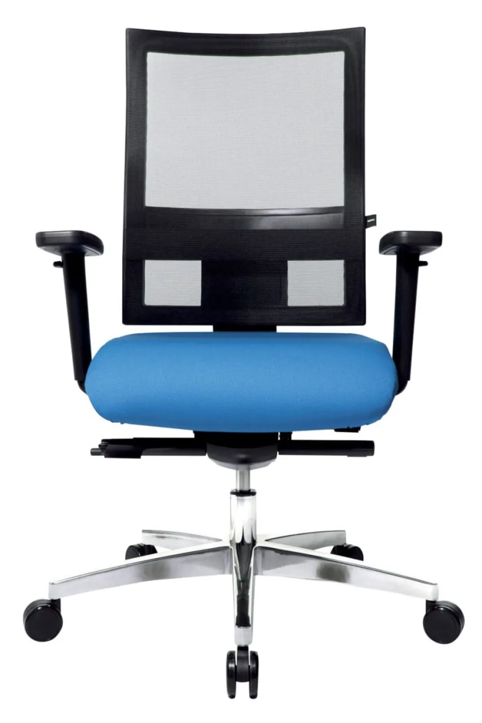 TOPSTAR Sitness 60 Ergonomische stoel Synchroonmechanisme Mesh, stof In hoogte verstelbare armleuning In hoogte verstelbare zitting Blauw 110 kg