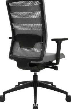 TOPSTAR Sitness Airwork Bureaustoel In hoogte verstelbare armleuning Grijs 110 kg PA30OMT3CX3