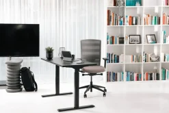 TOPSTAR Sitness Airwork Bureaustoel In hoogte verstelbare armleuning Grijs 110 kg PA30OMT3CX3