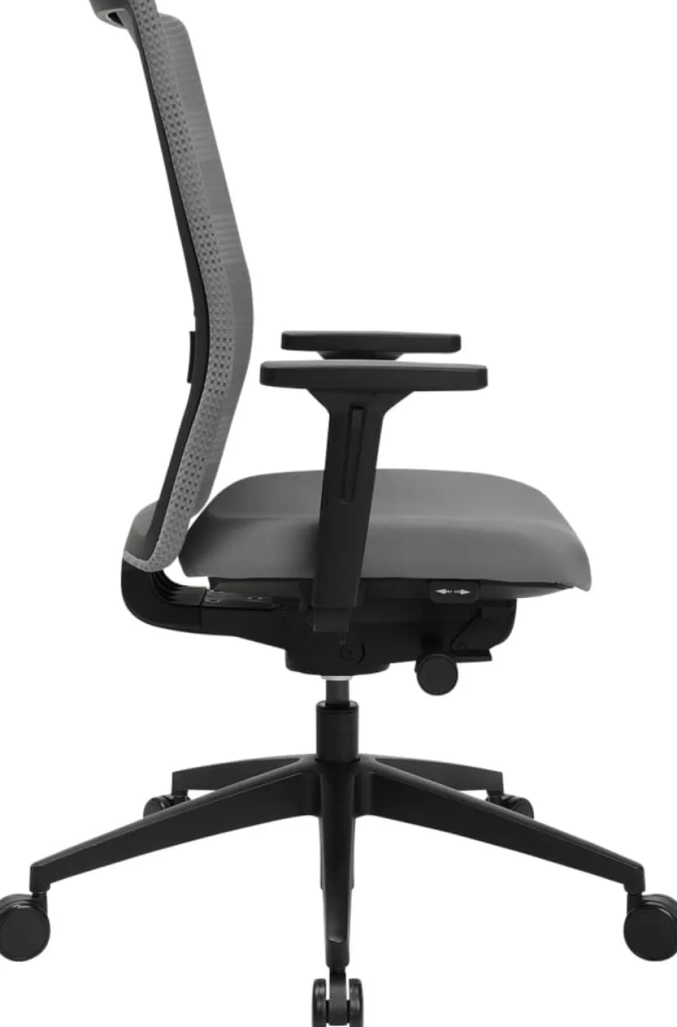 TOPSTAR Sitness Airwork Bureaustoel In hoogte verstelbare armleuning Grijs 110 kg PA30OMT3CX3