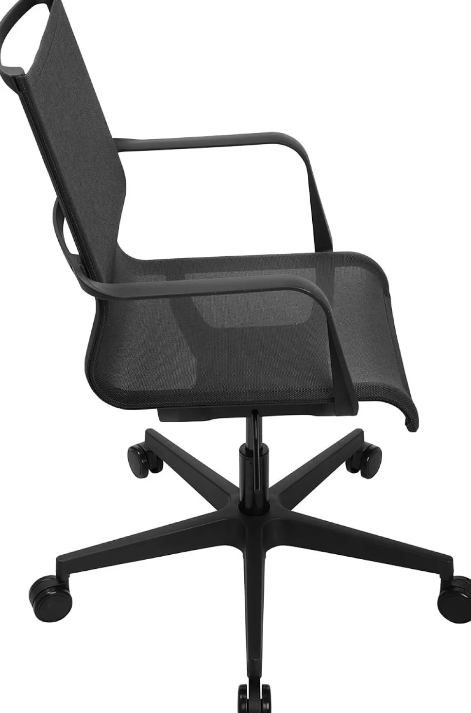TOPSTAR Sitness Life 40 Bureaustoel Basis mechanisme Mesh Vaste armleuning In hoogte verstelbare zitting Zwart 110 kg