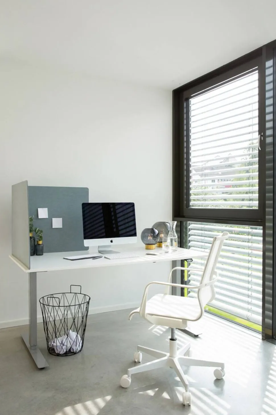 TOPSTAR SITNESS LIFE 40 Bureaustoel Mesh, Kunststof Vaste armleuning Wit 110 kg