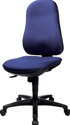 TOPSTAR Support SY Ergonomische stoel Synchroonmechanisme Zonder armleuning In hoogte verstelbare zitting Blauw 110 kg