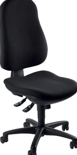 TOPSTAR Support SY Ergonomische stoel Synchroonmechanisme Zonder armleuning In hoogte verstelbare zitting Zwart 110 kg