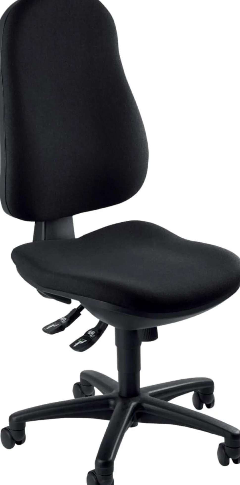 TOPSTAR Support SY Ergonomische stoel Synchroonmechanisme Zonder armleuning In hoogte verstelbare zitting Zwart 110 kg