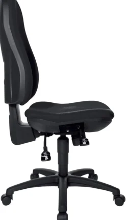 TOPSTAR Support SY Ergonomische stoel Synchroonmechanisme Zonder armleuning In hoogte verstelbare zitting Zwart 110 kg