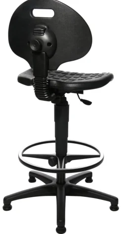 TOPSTAR TEC 20 Counter Tekenkruk Kunststof Zonder armleuning Zwart Draagkracht 110 kg