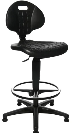 TOPSTAR TEC 20 Counter Tekenkruk Kunststof Zonder armleuning Zwart Draagkracht 110 kg