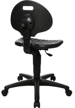 TOPSTAR Tekenkruk Kunststof Zonder armleuning Zwart 110 kg TEC 20 5 Wieltjes