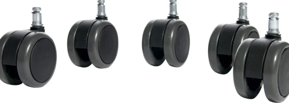 TOPSTAR Wielen voor harde vloeren 6990-7 Zwart 5 Stuks