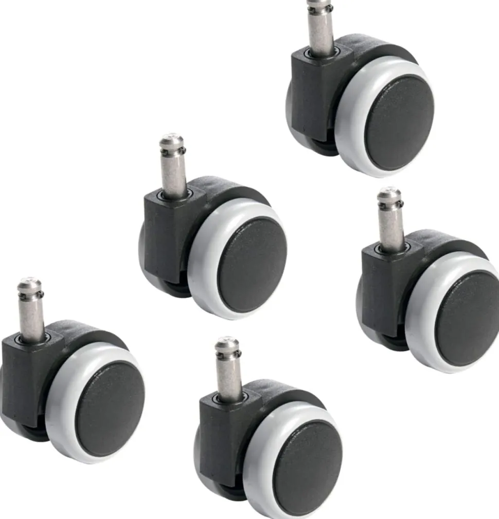 TOPSTAR wielen voor harde vloeren Design grijs 5 stuks
