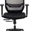 Trendoffice Bureaustoel Synchroonmechanisme In hoogte verstelbare armleuning Zwart 125 kg mesh per 9242 SY 1 480 x 1.100 mm