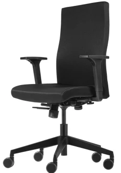 Trendoffice Comfort Bureaustoel Synchroonmechanisme Stof 2D armleuning Zwart 125 kg SC 9248 NL6