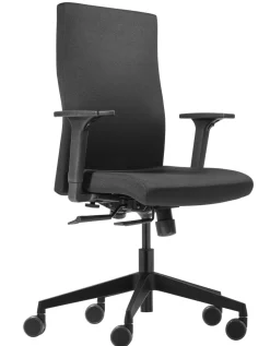 Trendoffice Comfort Bureaustoel Synchroonmechanisme Stof 2D armleuning Zwart 125 kg SC 9248 NL6