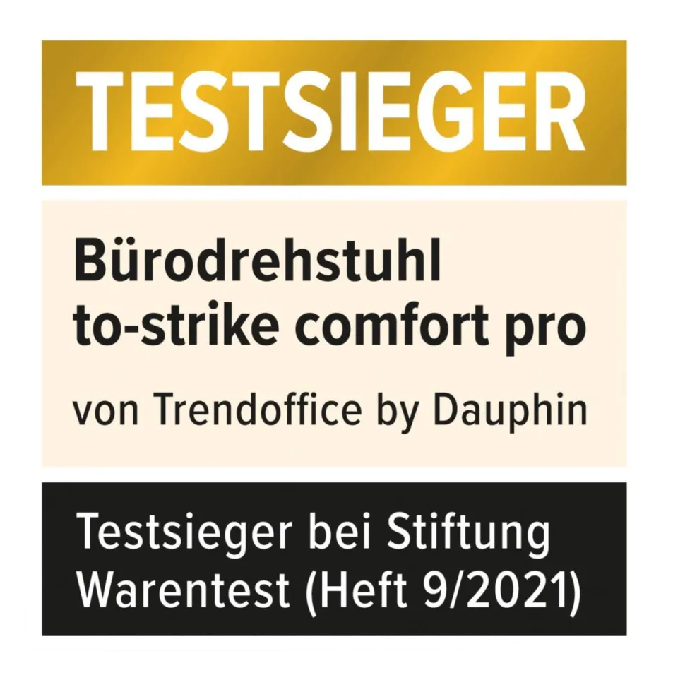 Trendoffice Comfort Pro Bureaustoel Synchroonmechanisme Stof 4D armleuning Zwart 125 kg 9248 SY2