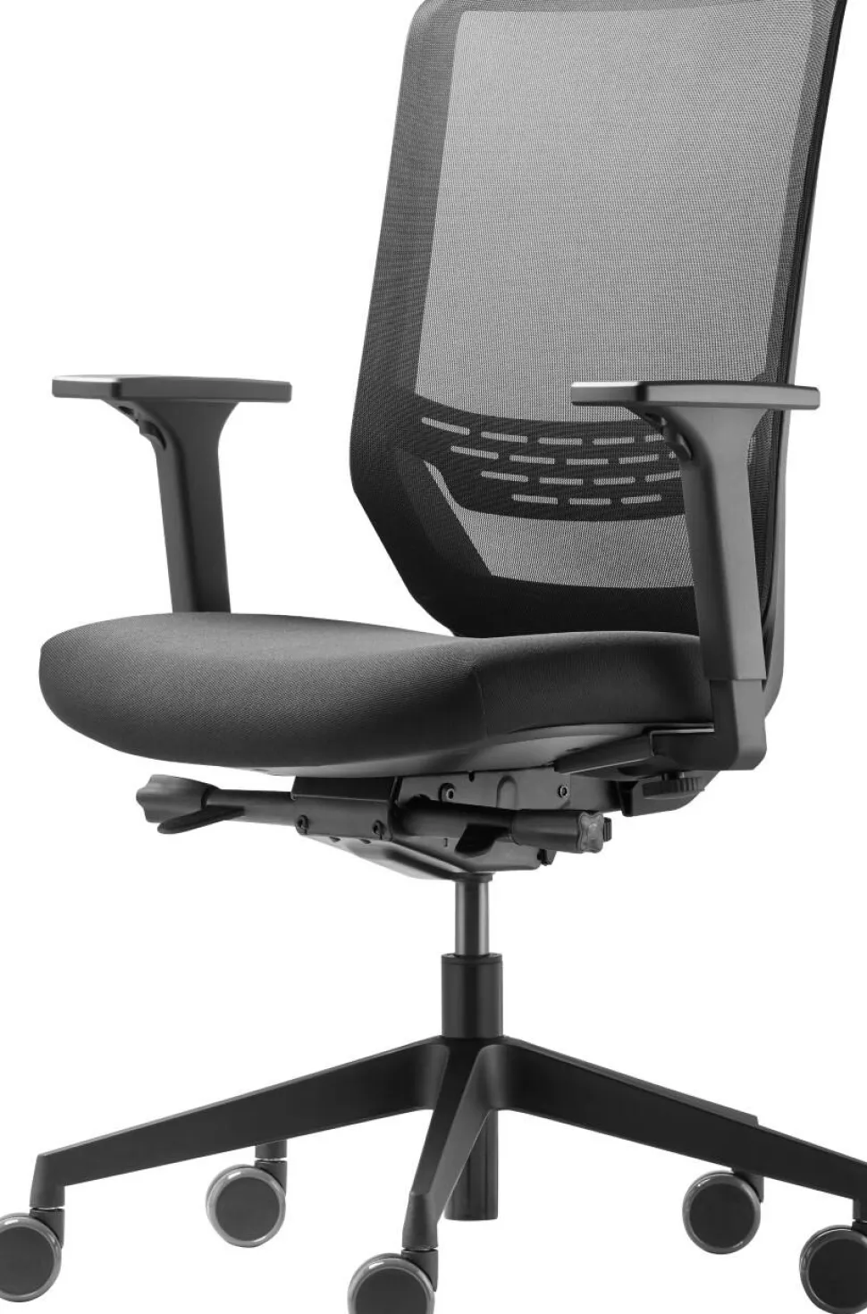 Trendoffice to-sync pro Bureaustoel Synchroonmechanisme Stof 2D armleuning Zwart 125 kg SC 9242 NL12