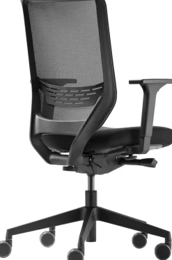 Trendoffice to-sync pro Bureaustoel Synchroonmechanisme Stof 2D armleuning Zwart 125 kg SC 9242 NL12