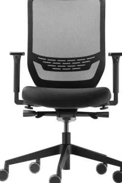Trendoffice to-sync pro Bureaustoel Synchroonmechanisme Stof 2D armleuning Zwart 125 kg SC 9242 NL12