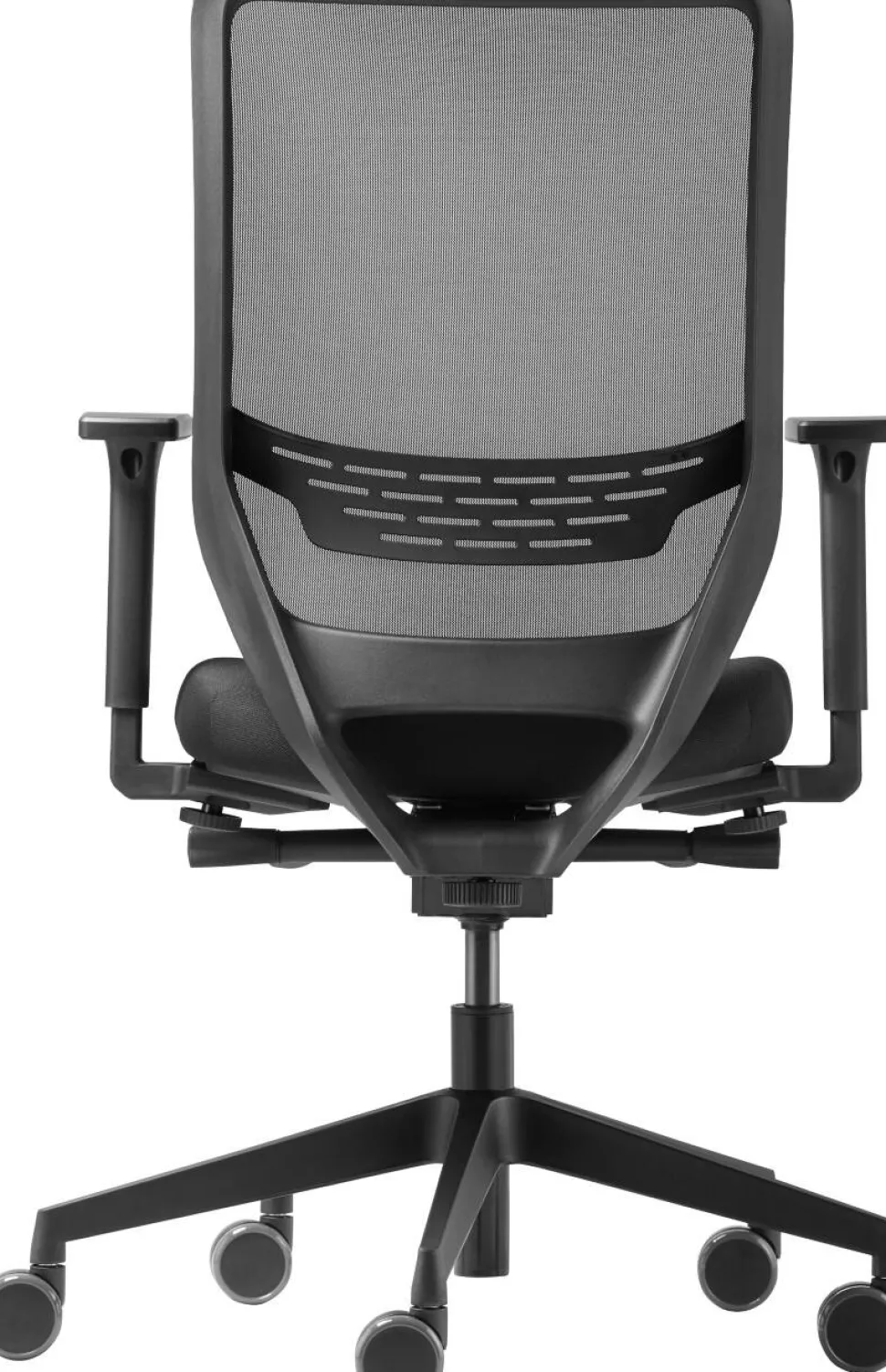 Trendoffice to-sync pro Bureaustoel Synchroonmechanisme Stof 2D armleuning Zwart 125 kg SC 9242 NL12