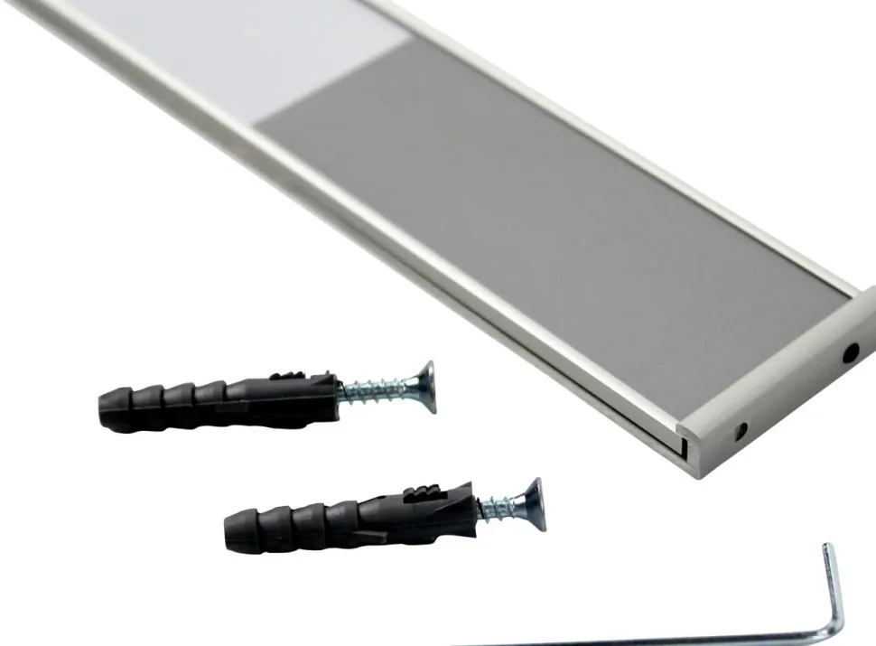 Ultradex Deurbord Met schroeven Aluminium 18 x 3,6 cm 314577