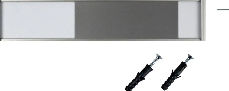 Ultradex Deurbord Met schroeven Aluminium 18 x 3,6 cm 314577