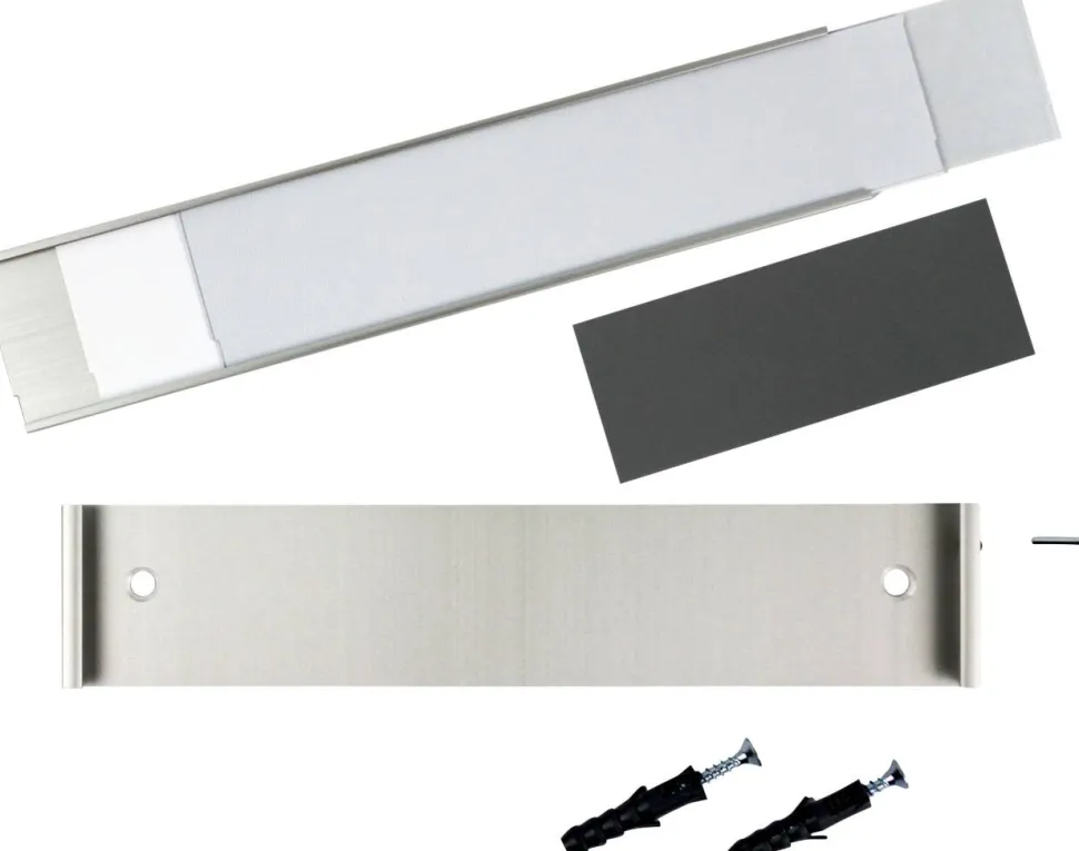 Ultradex Deurbord Met schroeven Aluminium 18 x 3,6 cm 314577