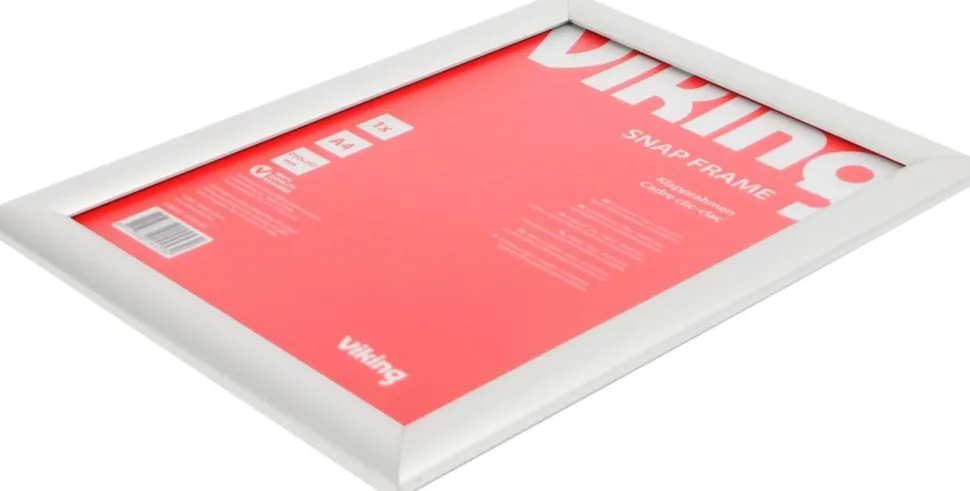 Viking A4 Kliklijst Hangend Zilver Aluminium 4739139 21 (B) x 29,7 (H) cm