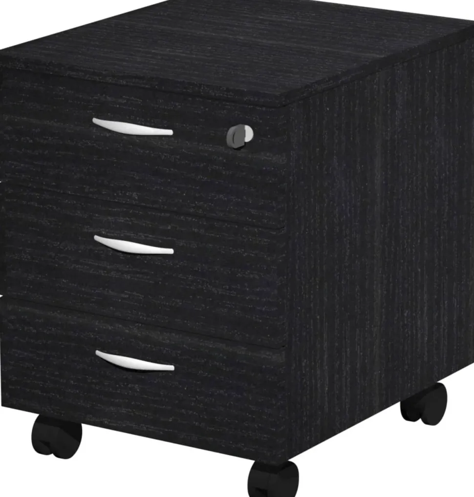 Viking Basic Ladeblok 3 Lades Afsluitbaar 410 x 500 x 522 mm Essen Zwart