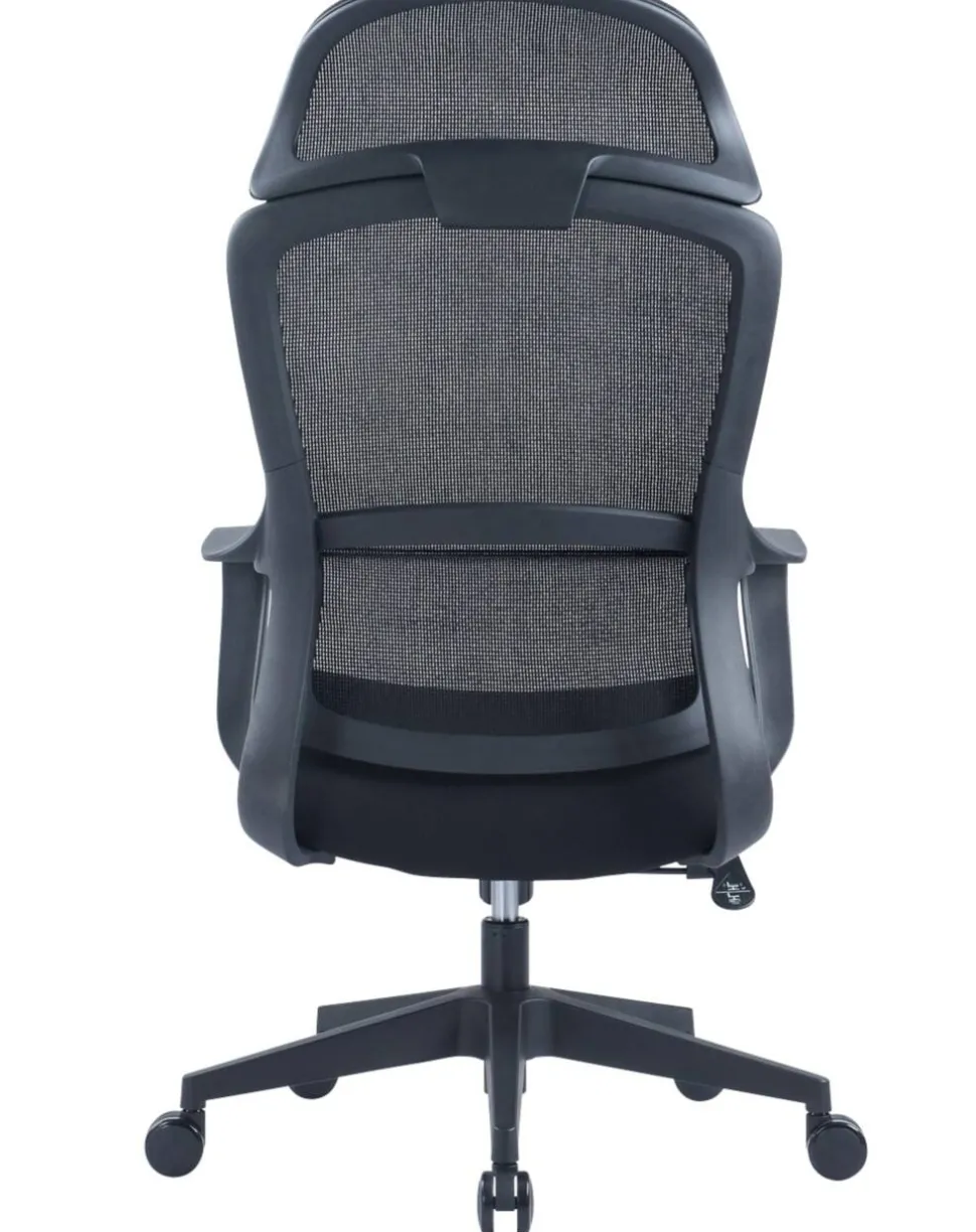 Viking Hera Bureaustoel Basismechanisme Vaste armleuning In hoogte verstelbare zitting Zwart 110 kg CH-519A 600 x 645 x 1.280 mm