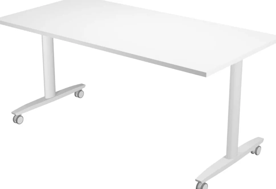Viking Practic Klaptafel Wit 1,600 x 800 x 741 mm met wielen