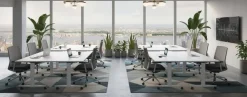 Viking Practic Klaptafel Wit 1,600 x 800 x 741 mm met wielen