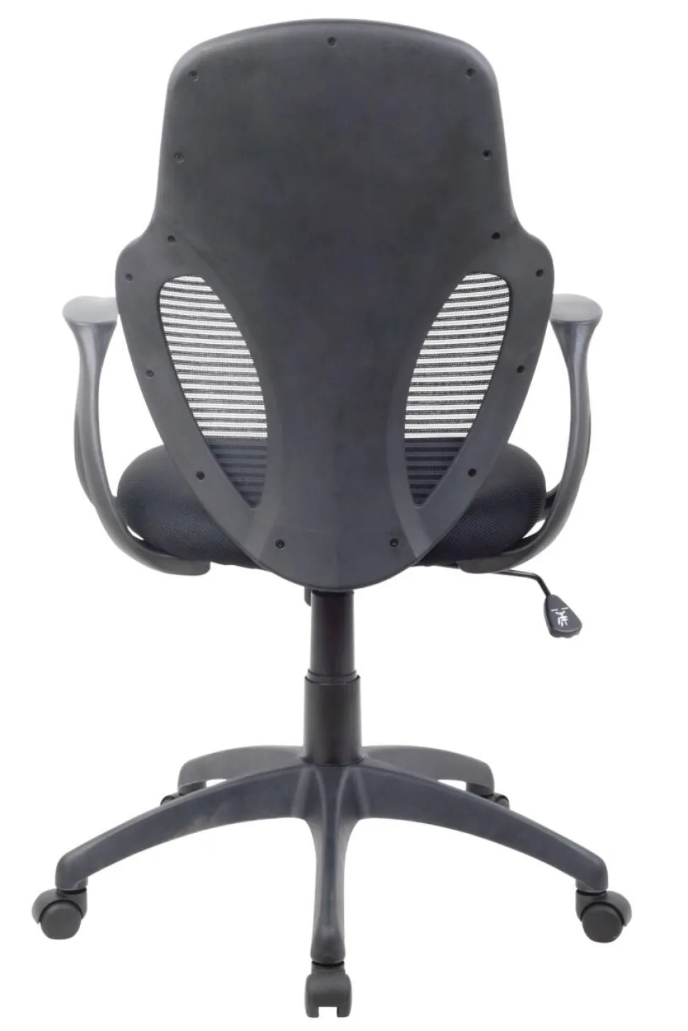 Viking Realspace Austin Bureaustoel Basismechanisme Mesh, stof Vaste armleuning In hoogte verstelbare zitting Zwart 110 kg