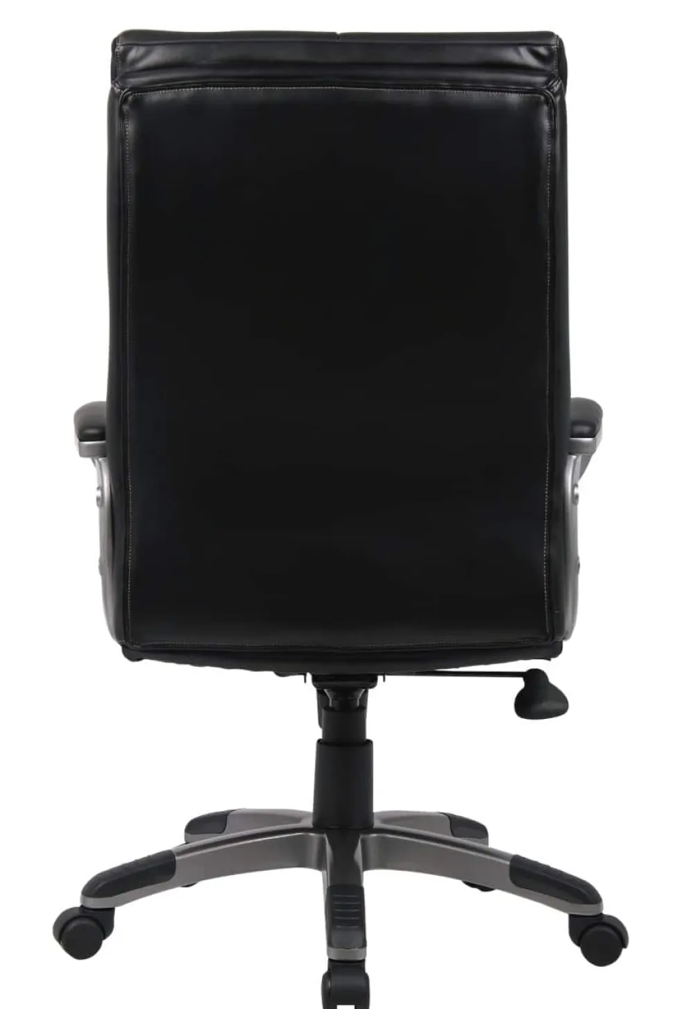 Viking Realspace Directiestoel Basismechanisme Kunstleder Vaste armleuning In hoogte verstelbare zitting Zwart 110 kg Maine 670 x 705 mm