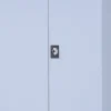 Viking Realspace Draaideurkast Staal 4 Planken Afsluitbaar 920 x 420 x 1,800 mm Grijs