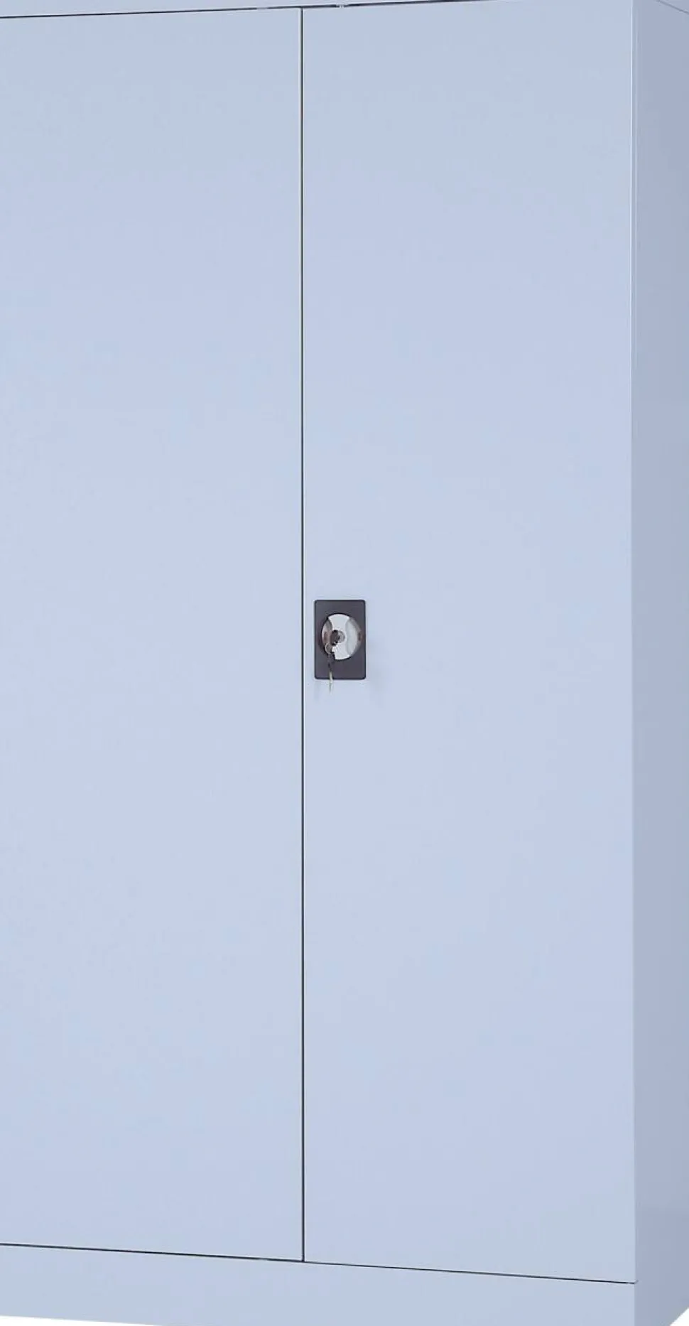 Viking Realspace Draaideurkast Staal 4 Planken Afsluitbaar 920 x 420 x 1,800 mm Grijs