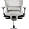 Viking Realspace Florence Ergonomische stoel Synchroonmechanisme Mesh, stof In hoogte verstelbare armleuning In hoogte verstelbare zitting Grijs, zwart 110 kg