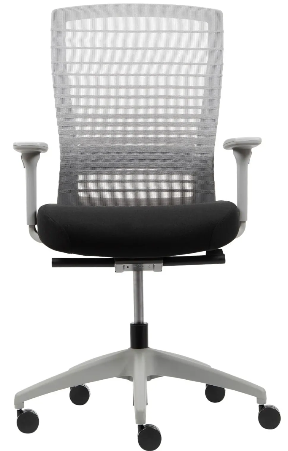 Viking Realspace Florence Ergonomische stoel Synchroonmechanisme Mesh, stof In hoogte verstelbare armleuning In hoogte verstelbare zitting Grijs, zwart 110 kg