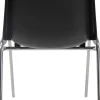 Viking Realspace Iris ISO Bezoekersstoel Chroom Zwart 120 kg 490 x 430 x 770 mm 5 Stuks