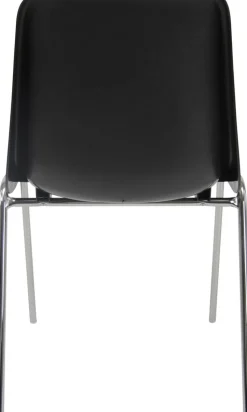 Viking Realspace Iris ISO Bezoekersstoel Chroom Zwart 120 kg 490 x 430 x 770 mm 5 Stuks