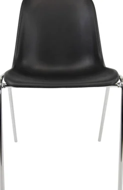 Viking Realspace Iris ISO Bezoekersstoel Chroom Zwart 120 kg 490 x 430 x 770 mm 5 Stuks