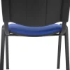 Viking Realspace ISO Bezoekersstoel Blauw 120 kg D5S/IB 530 x 540 x 800 mm 4 Stuks